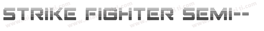 Strike Fighter Semi-字体转换